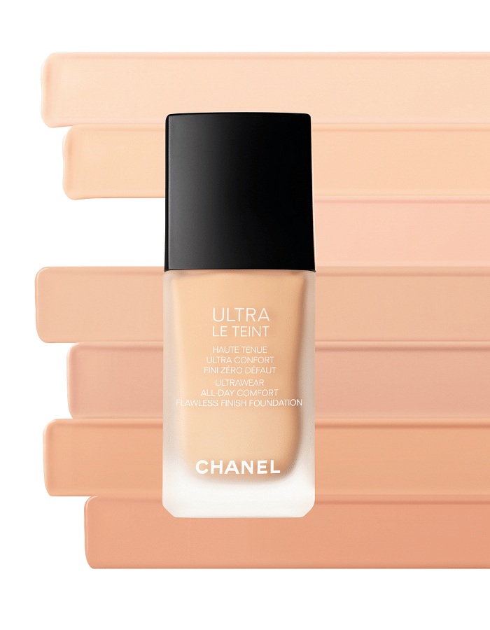 Ultra longwear. Ultra comfort. Ultra perfection., Ultra longwear. Ultra  comfort. Ultra perfection. The high-performance ULTRA LE TEINT FLUIDE  formula stands up to hot and humid conditions. Creamy and, By CHANEL