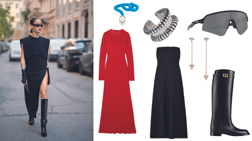 How to style... tailored column dresses