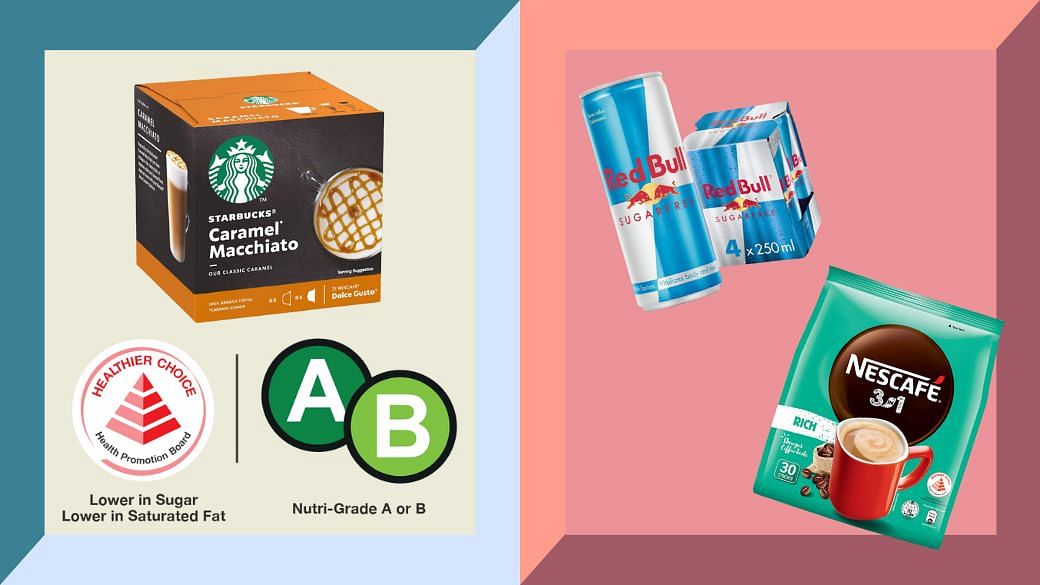 With a Nutri-Grade ranking of B, Coca-Cola and Starbucks are on the list.