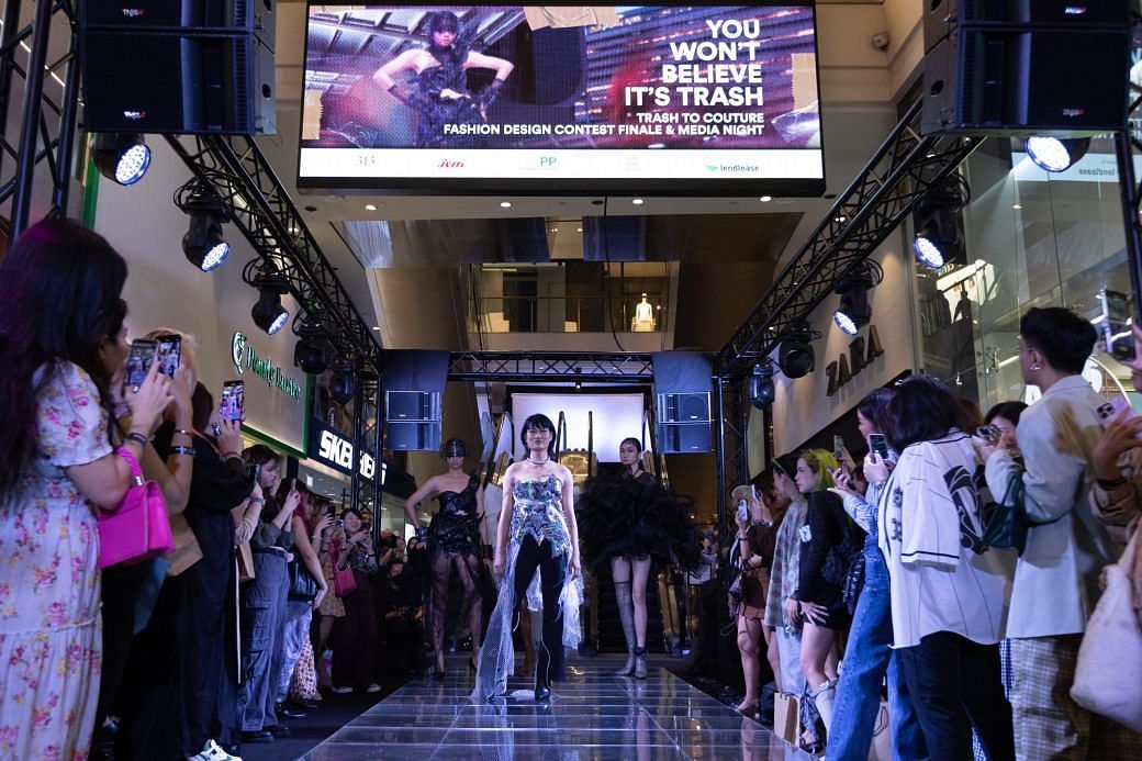 Here’s a first look at the winners of the Lendlease trash-to-couture runway show