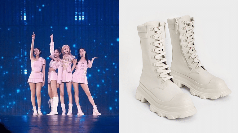 Blackpink spotted in Charles & Keith boots at Singapore concerts