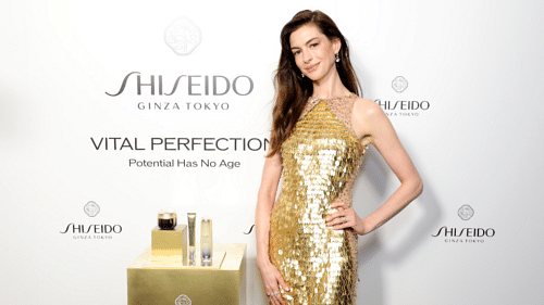 "I was a career woman at 3": Anne Hathaway on ambition, ageing and Shiseido Vital Perfection