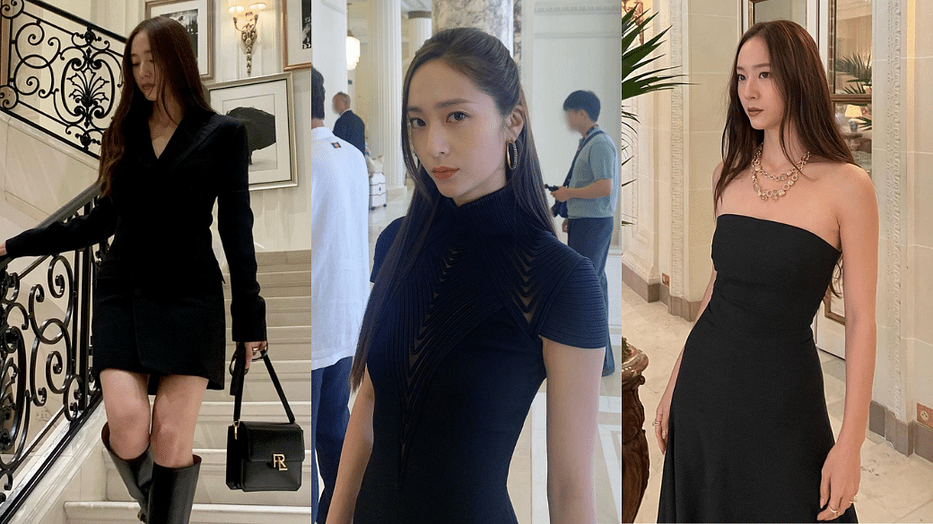 How to steal Krystal Jung's minimalist, all-black style - Her World ...