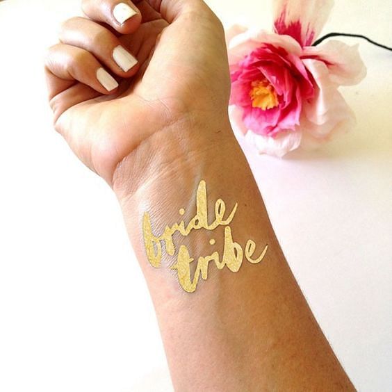 11 cute tattoos for the hipster bride and her bridesmaids - Her World  Singapore