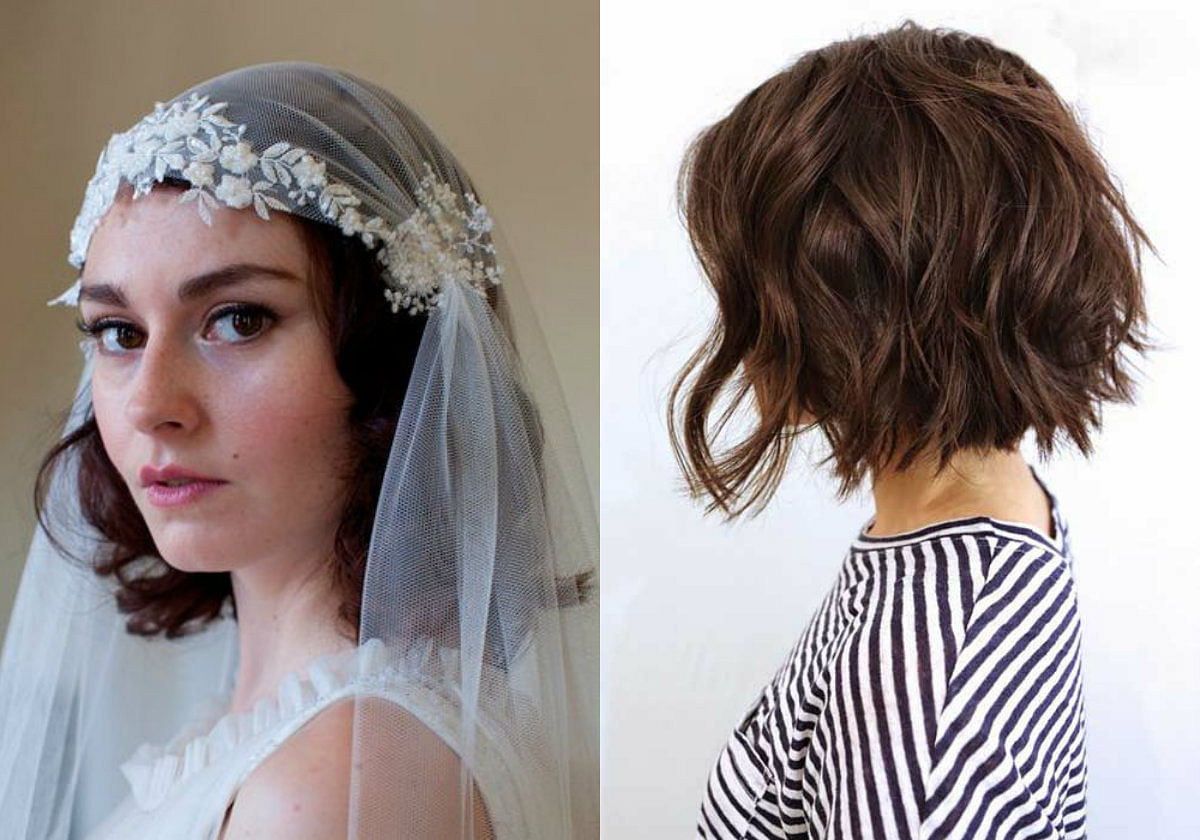 Bob Hairstyles With Veil