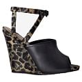 Raffia leopard Juliette wedge heels, $860, 3.1 Phillip Lim 