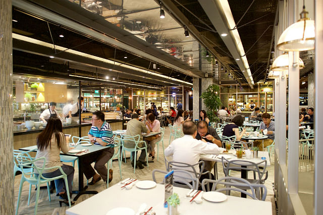 4 fancy food courts to try in Singapore palette restaurant bar