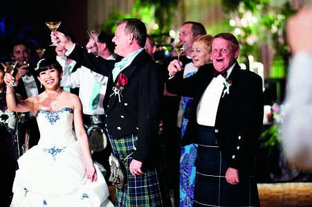 Geraldine & James: A “Scottish Orient” wedding