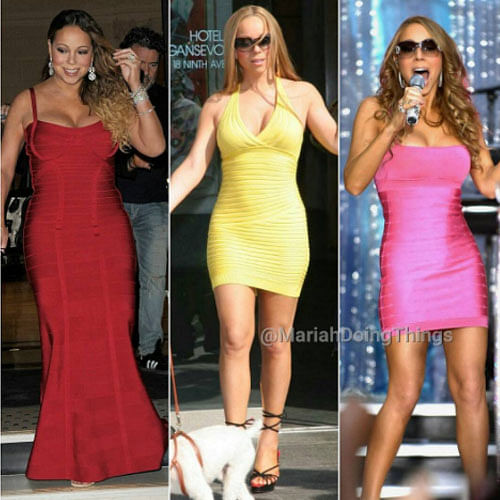 Celebrities in Herve Leger Dresses