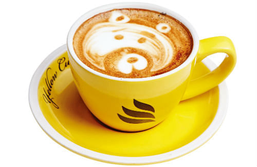 9 places to get great coffee under $5 yellow cup latte.jpg