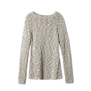 Oatmeal knit pullover, $99.90, Pull & Bear