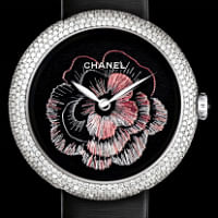 Chanel Mademoiselle Prive watch with Camelia Brode dial THUMBNAIL