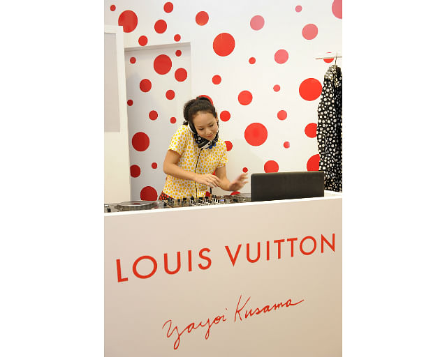 Yayoi Kusama's polka-dotted fever dream comes to Louis Vuitton Maison Seoul  - The Korea Times