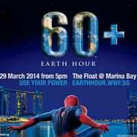 Andrew Garfield, Emma Stone in Singapore for Earth Hour