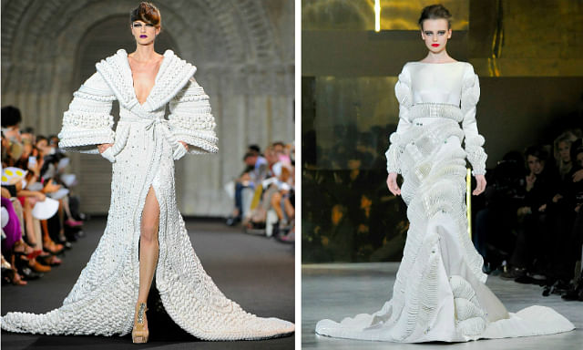 Extreme wedding gowns from Stéphane Rolland EXAMPLES