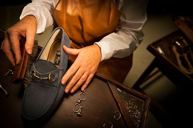 See the making-of bespoke Gucci shoes at The Shoe Artisan Corner - Her  World Singapore