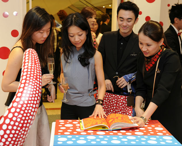 The Louis Vuitton-Yayoi Kusama Concept Store in Singapore – His