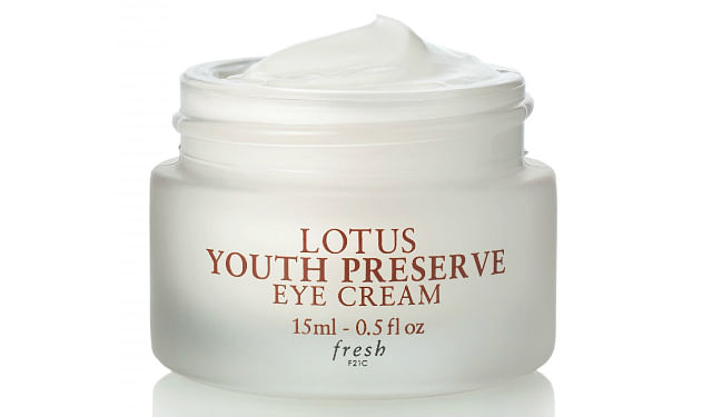 How to make your eyes less puffy and get rid of dark circles fresh beauty lotus eye cream