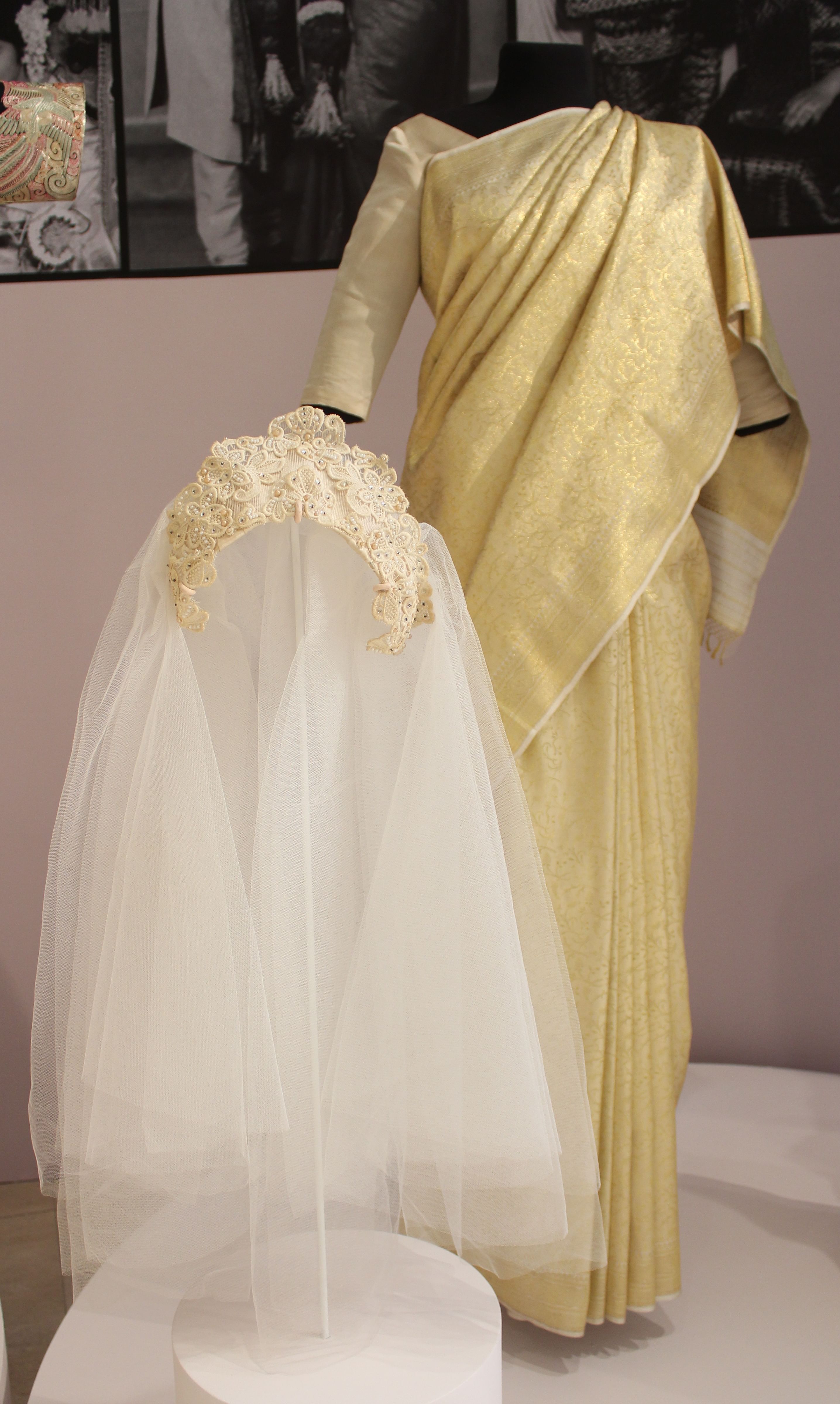 Leaena Tambyah Wedding Sari and Veil