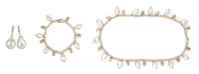 Marilyn Tan Lotus Collection earrings bracelet necklace
