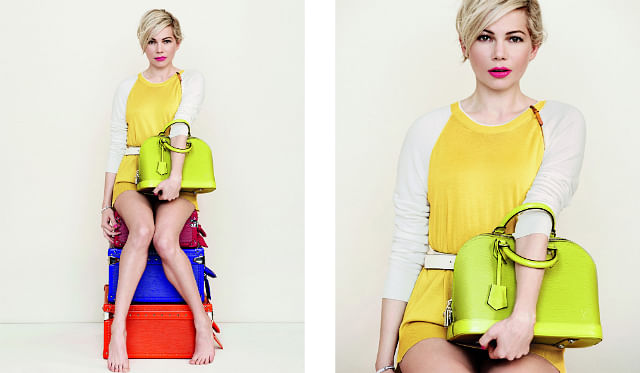 Louis Vuitton on X: In 2013, #LouisVuitton introduced the timelessly  feminine Capucines handbag with Michelle Williams.   / X