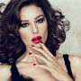 Monica Bellucci launching lipsticks for D&G