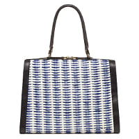 Marni Plastic weave leather handbag