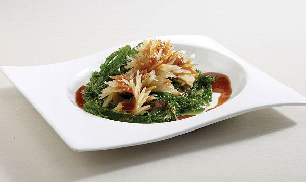 Seafood Paradise's Crispy Kang Kong with Cuttlefish
