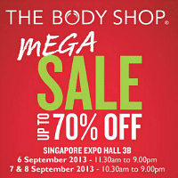 The Body Shop Mega Sale 2013