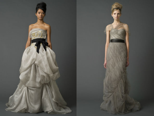 Vera Wang Bridal AW11 black, wedding gowns, wedding fashion, Singapore