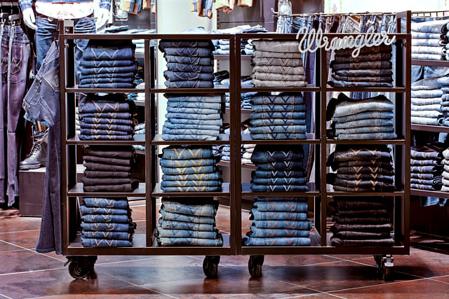 Wrangler jeans at ION Orchard flagship store