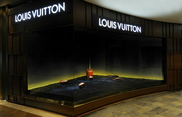 Louis Vuitton's Luxury Glass Island Maison Viewed from the…