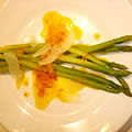 Laura-Calder-french-food-at-home-Asparagus-served-with-Orange-Sauce-and-Shallots-tb