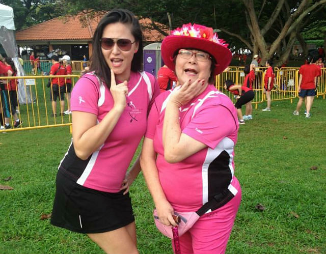 Esther Huang-da Silva was a member of the Paddlers in the Pink for nine years.