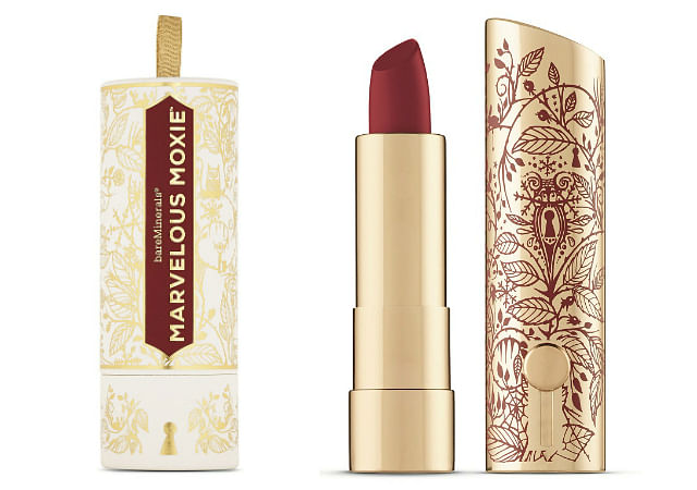 best beauty ornament christmas gifts bare minerals marvelous moxie lipstick in reign on