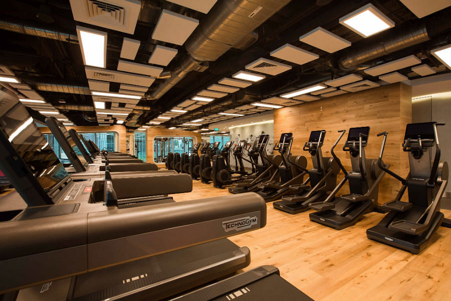 cardio deck at pure fitness Ocean Financial Centre
