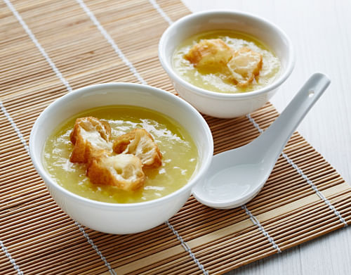 easy dessert recipe tau suan (green bean soup) in rice cooker