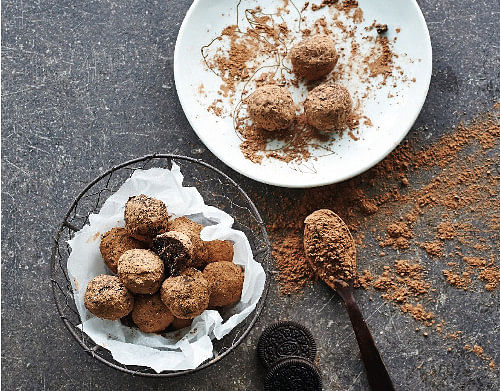 easy recipe for oreo nutella chocolate truffles