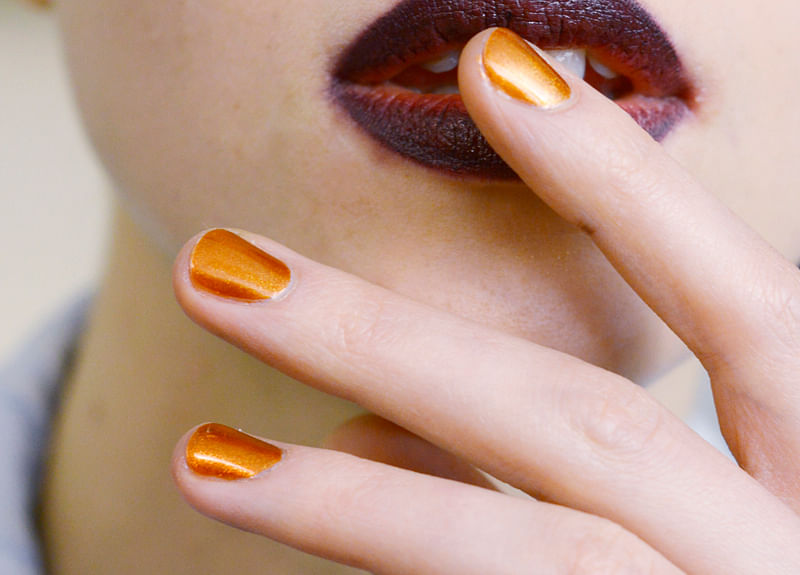FW 16 nail trends - amber nails
