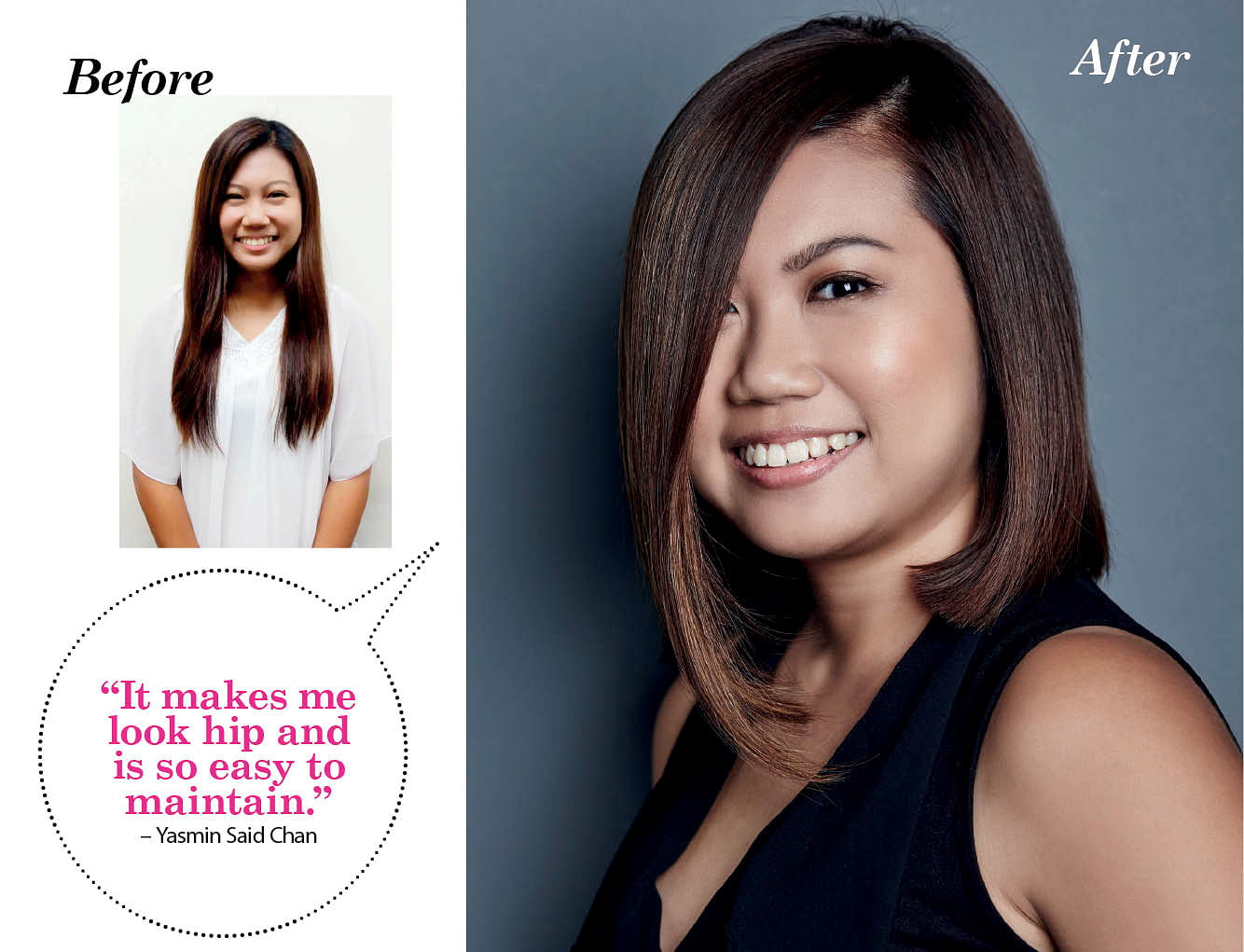 7 Amazing Hair Makeovers Of Everyday Women Her World Singapore