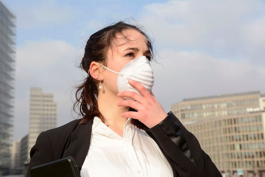 how to minimise exposure to polluted air 