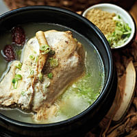 Recipe: Korean ginseng chicken soup