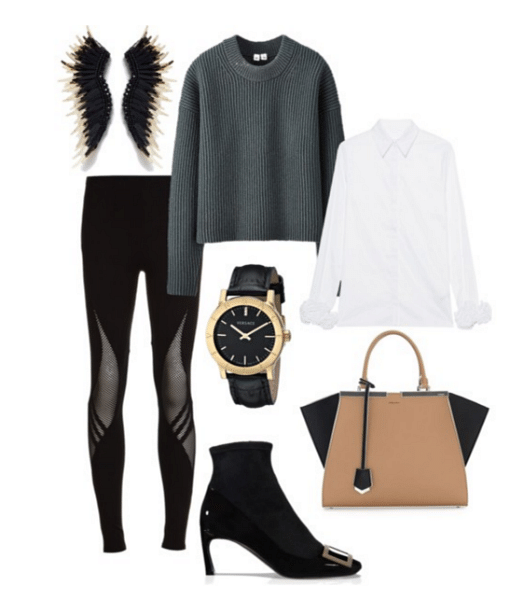This stylish legging outfit is perfect for work - Her World Singapore