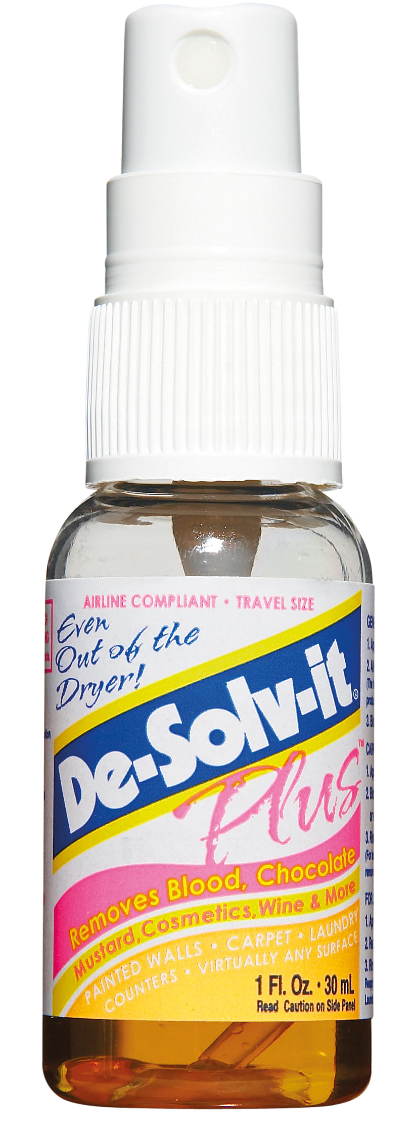 De-solv-it plus and stain test