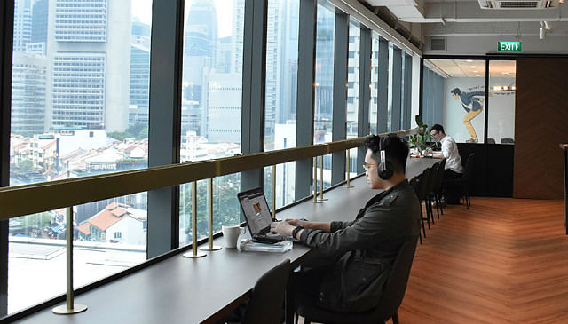 Singapore co-working spaces rental office networking startup business COLLISION 8
