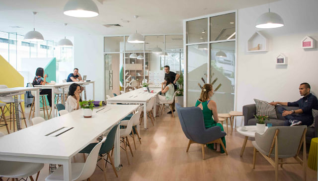 Singapore co-working spaces rental office networking startup business TREHAUS
