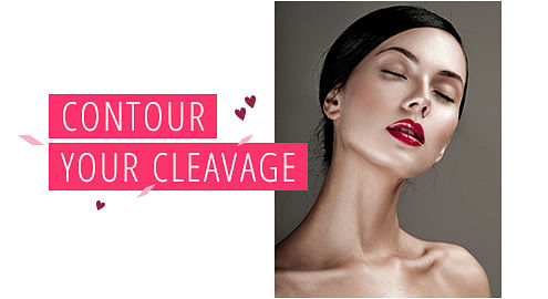 Contour your cleavage