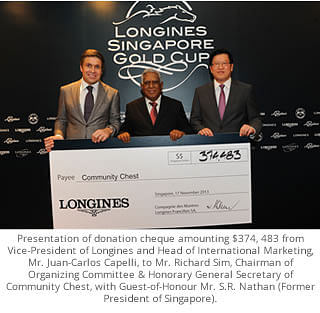 Singapore Turf Club donates 1.5million to 23 charity