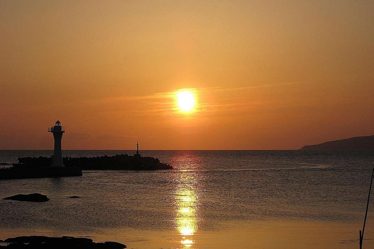 Sunset at Rishiri Island