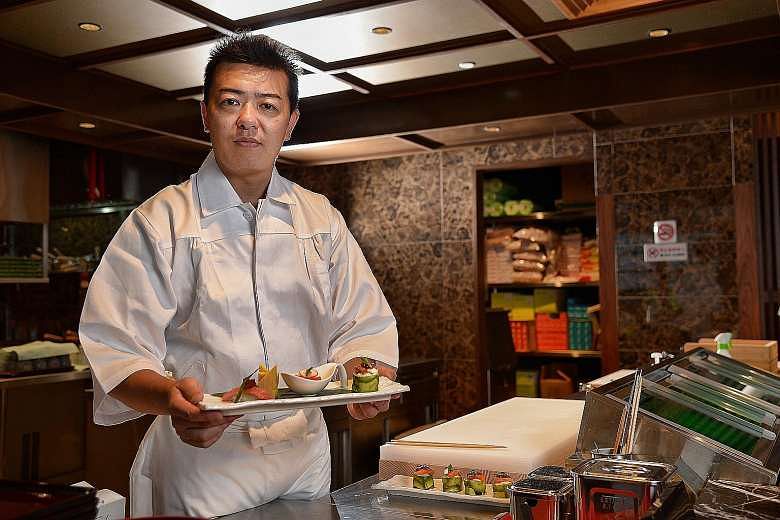 SUSHI TAKEWAKA Japan Food Town Wisma Atria new japanese restaurants singapore